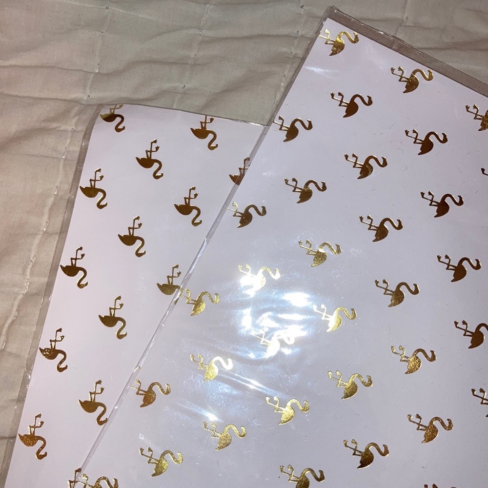 Decorative foil paper.